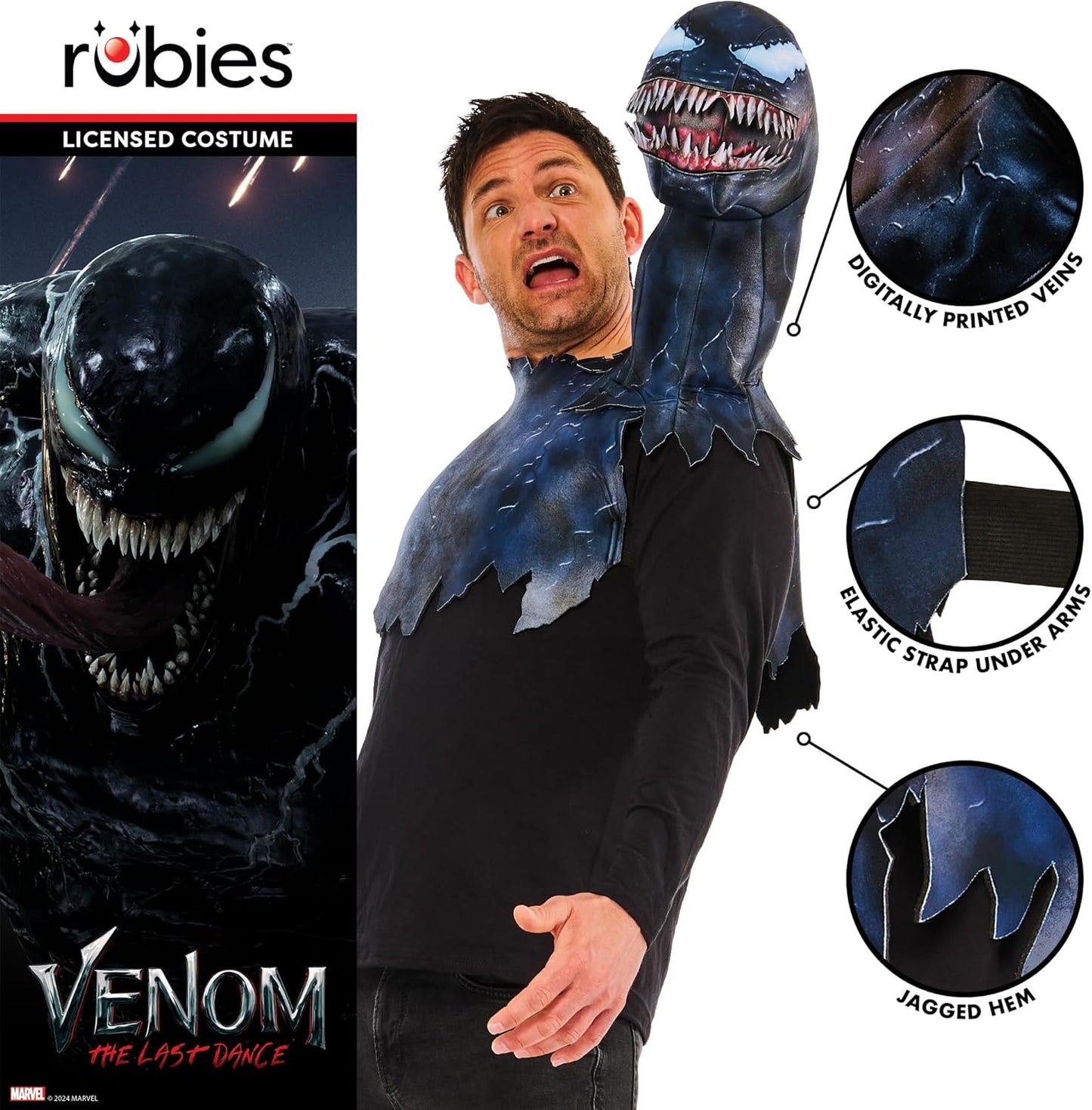 Costume 3D Simbiote Venom 3 Marvel Ufficiale