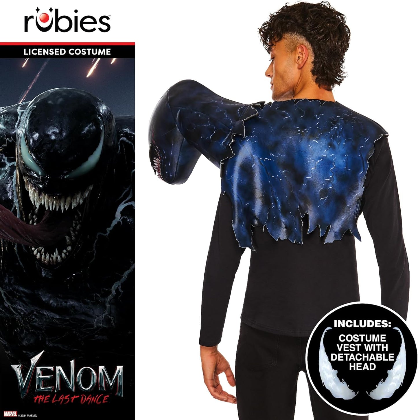Costume 3D Simbiote Venom 3 Marvel Ufficiale