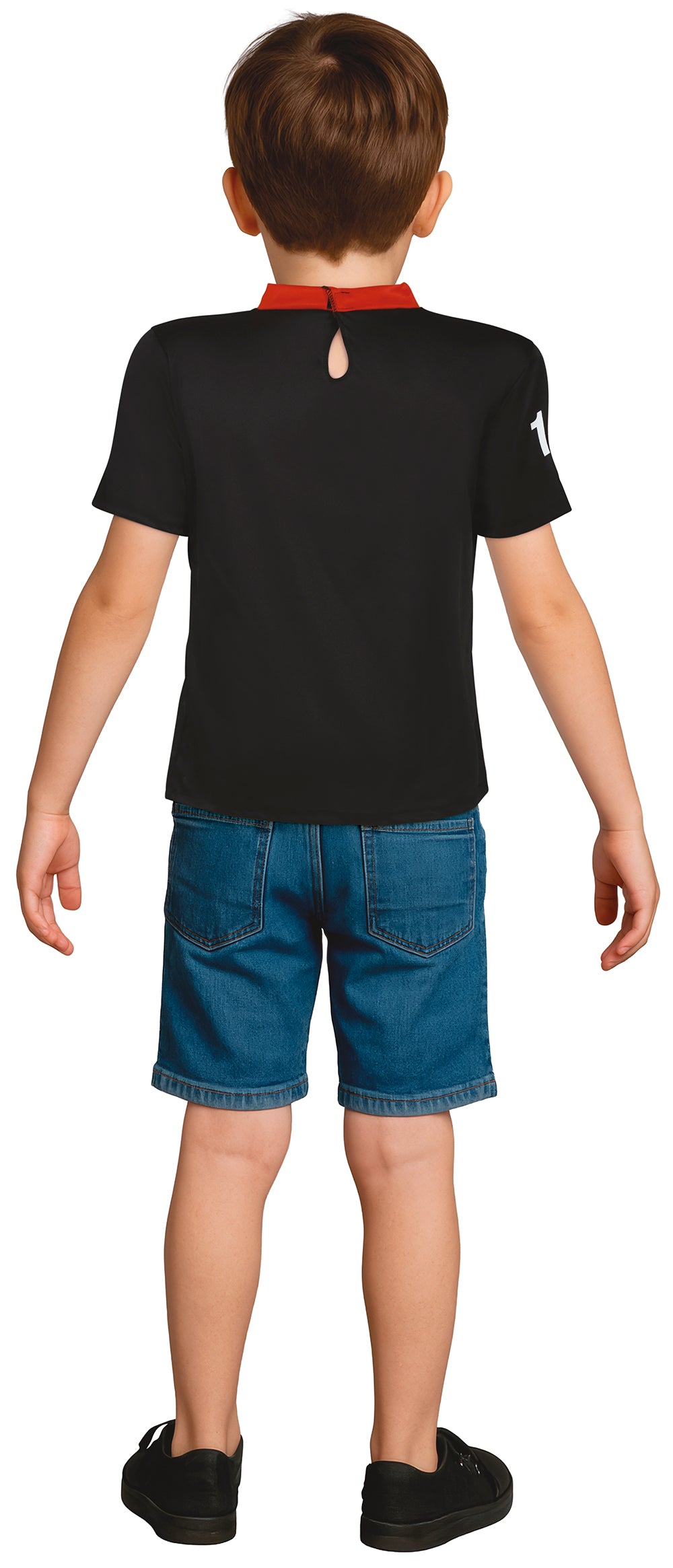 Costume Jazz Morto con Camiseta, Hombreras e Maschera 4