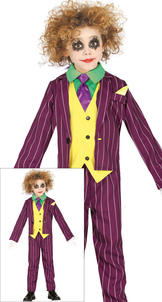 Costume Villain con Camisa, Chaleco, Chaqueta, Corbata y Pantalon 1