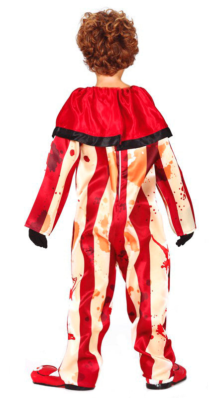 Costume pagliaccio a strisce 4