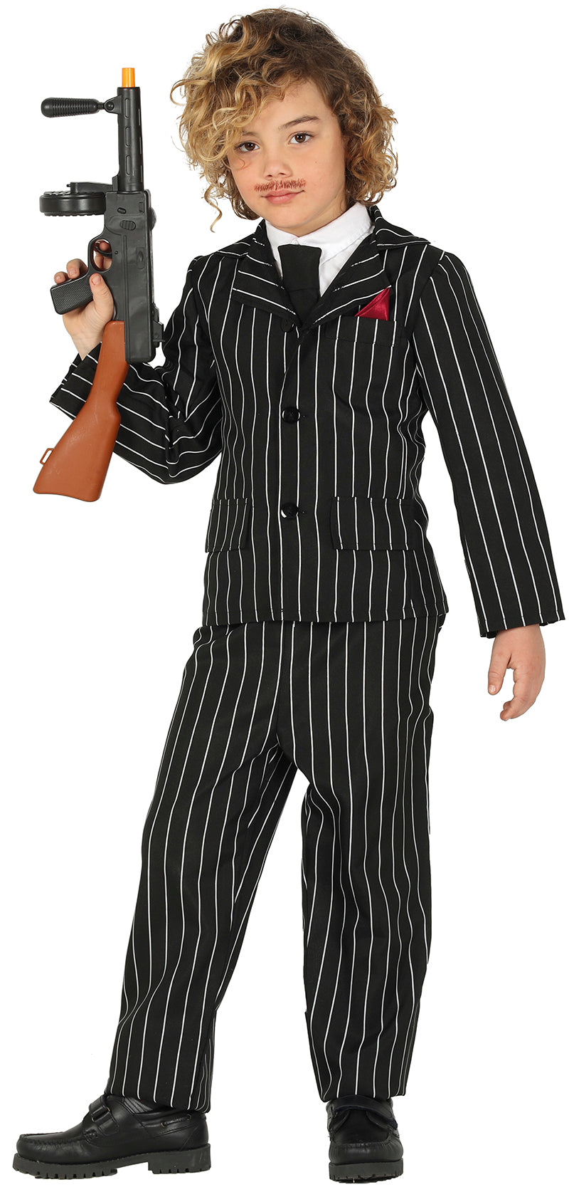 Costume Gangster con Chaqueta, Pantalon e Panuelo 3