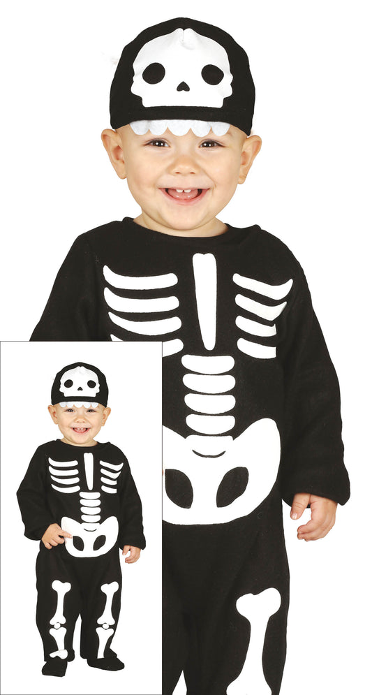 Costume Skeletrato con Gorro e Mono 1