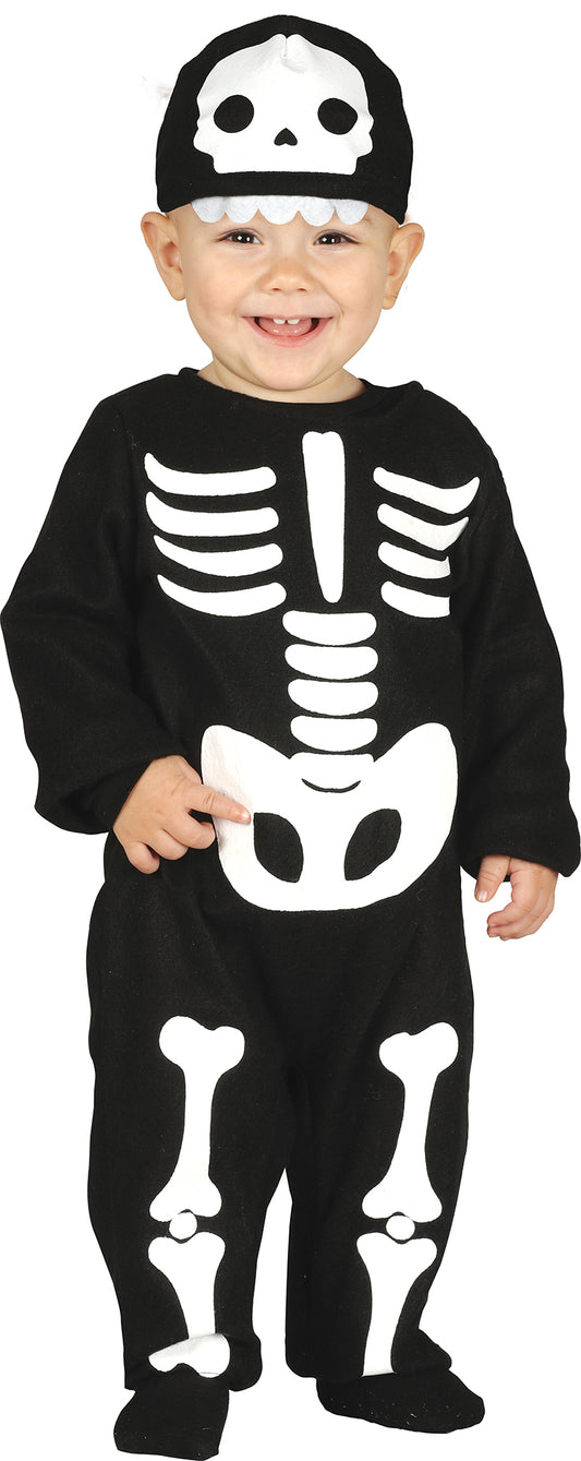 Costume Skeletrato con Gorro e Mono 3