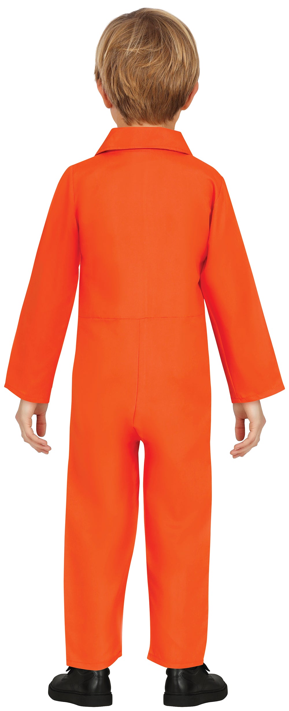 Costume Detenuto Carcere Horror Tuta Carcerato Arancione con ZIp Hannibal  4