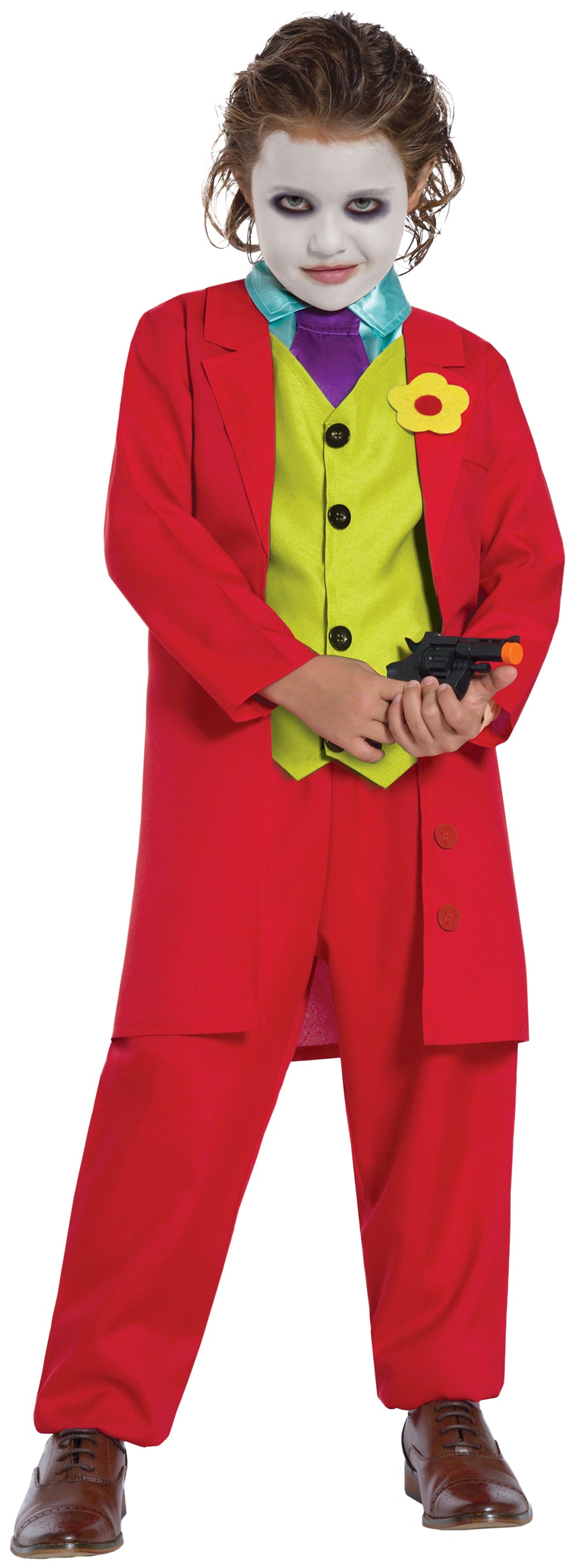 Costume Mr Smile con Camiseta, Chaleco, Chaqueta, Corbata e Pantalon 3