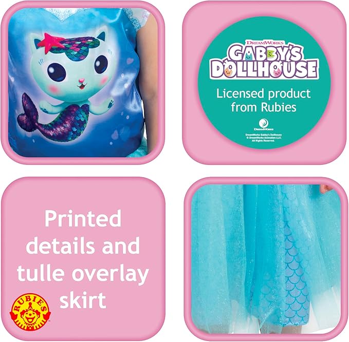 costume Gabby's Dollhouse bambina