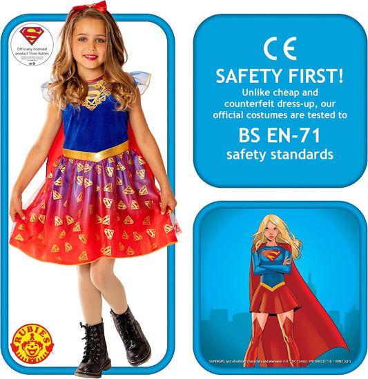 Costume Supergirl Deluxe Bambina Eroina DC