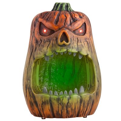 Ciotola Per Caramelle Animatronica a Forma Di Zucca Che Morde Con Luce 33 cm Halloween