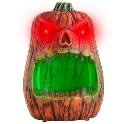 Ciotola Per Caramelle Animatronica a Forma Di Zucca Che Morde Con Luce 33 cm Halloween