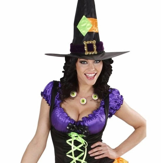 Collana Horror con Occhi Voodoo Streghe e Maghi