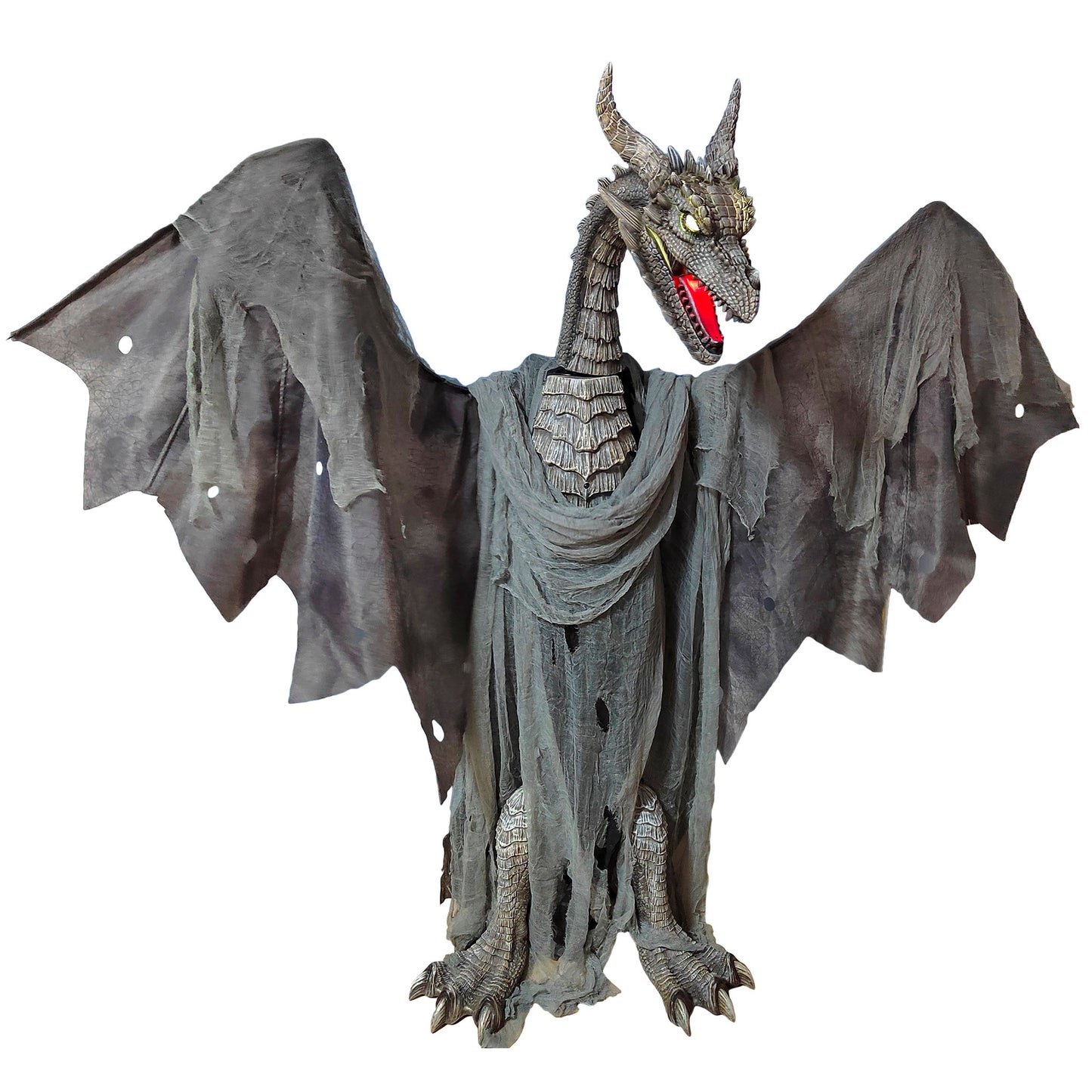 Drago Alato Horror con Luce Suono e Movimento Animatronica alto 1