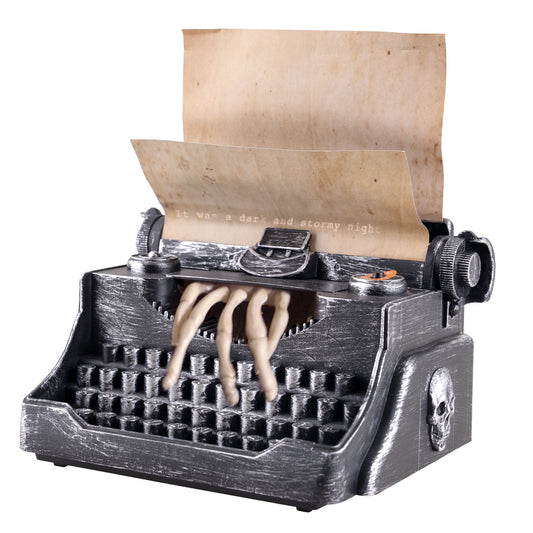 macchina da scrivere decorazione animatronica