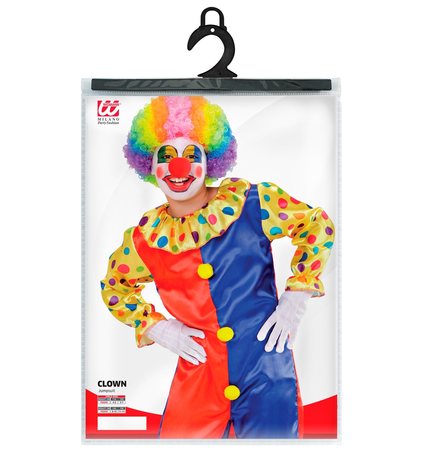 costume da pagliaccio bambino