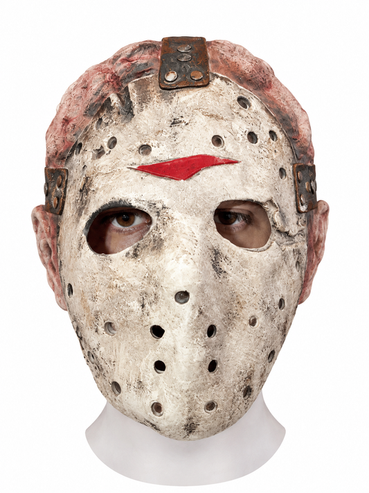 Maschera Jason Venerdi 13 Replica Lattice Intera e Maschera Hockey Halloween Horror