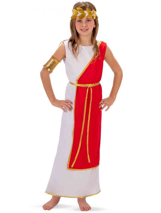 Costume Epoca Antica Romana Bambina Recita Odissea e Grecia