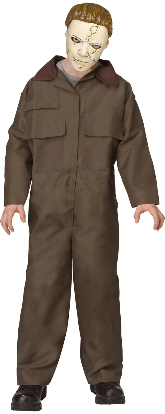 Costume Michael Myers Originale Maschera e Tuta Bambino Halloween
