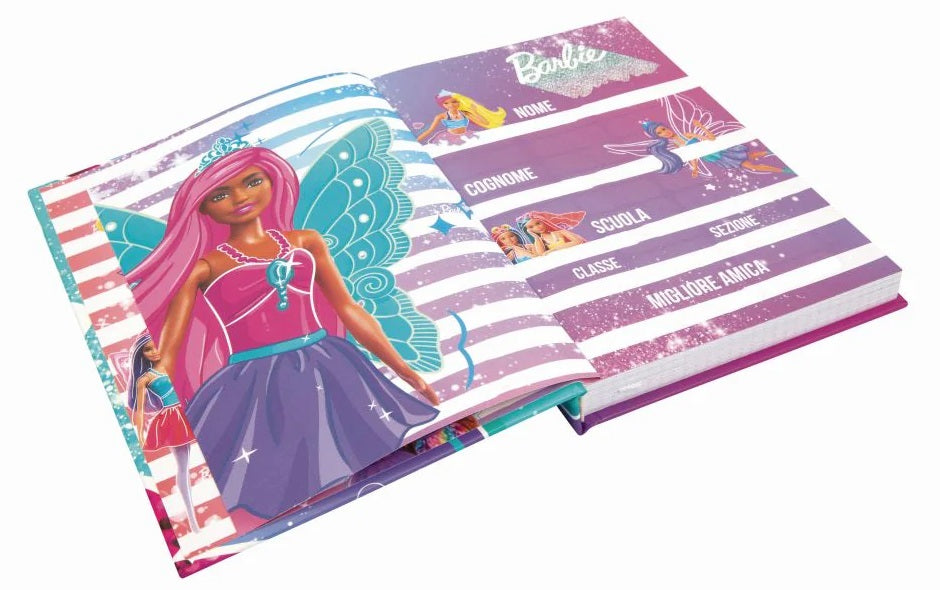 Diario Scolastico Barbie Agenda Scuola Originale Mattel Giochi Preziosi