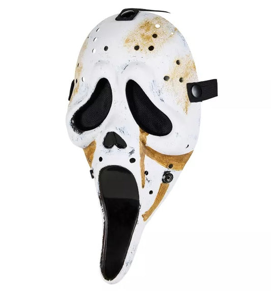 Maschera Ghost Face Scream Originale Hockey Jason Venerdì 13 Invecchiata