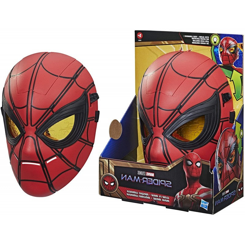 Maschera Deluxe Iron Spiderman con Occhi Led Luminosi Originale Marvel