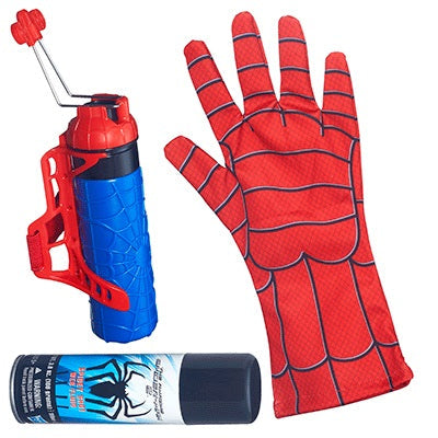 Guanto Spiderman Spara Ragnatele Filanti o Acqua Due in Uno Originale Marvel Husbro