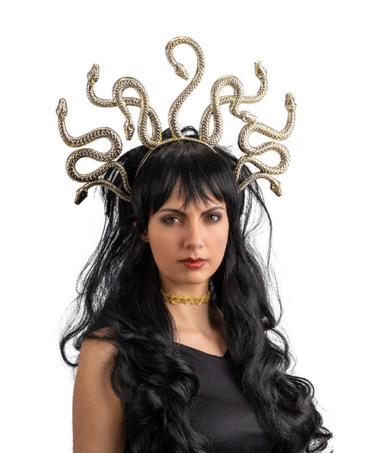 cerchietto medusa oro