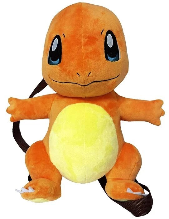 Peluche Zainetto Charmender Originale Pokemon 35cm