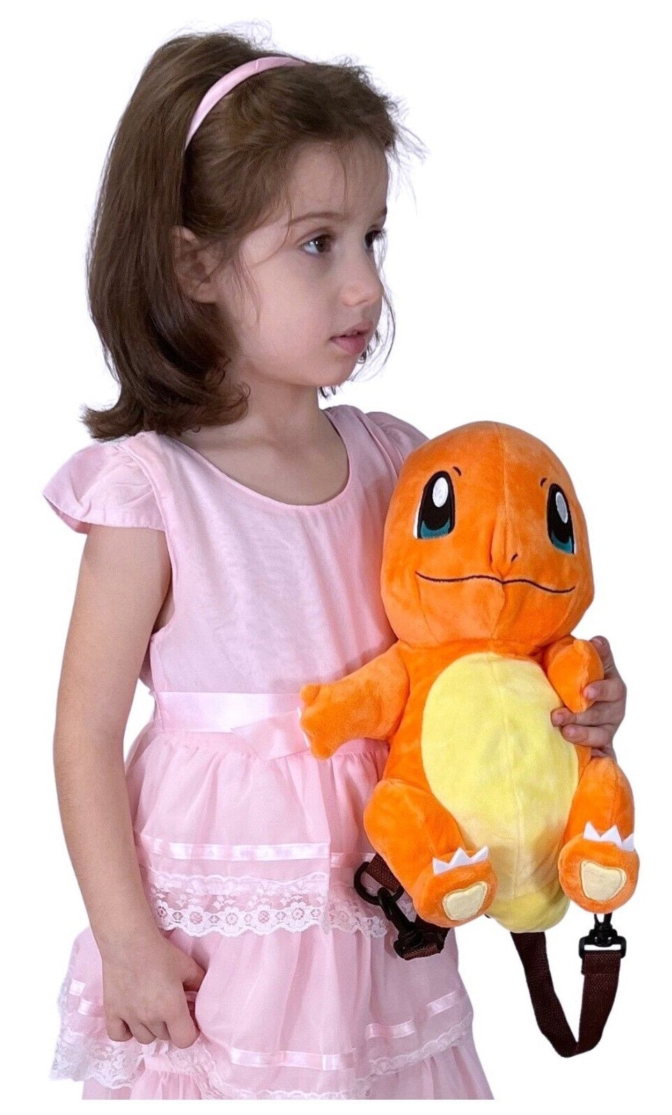 Peluche Zainetto Charmender Originale Pokemon 35cm
