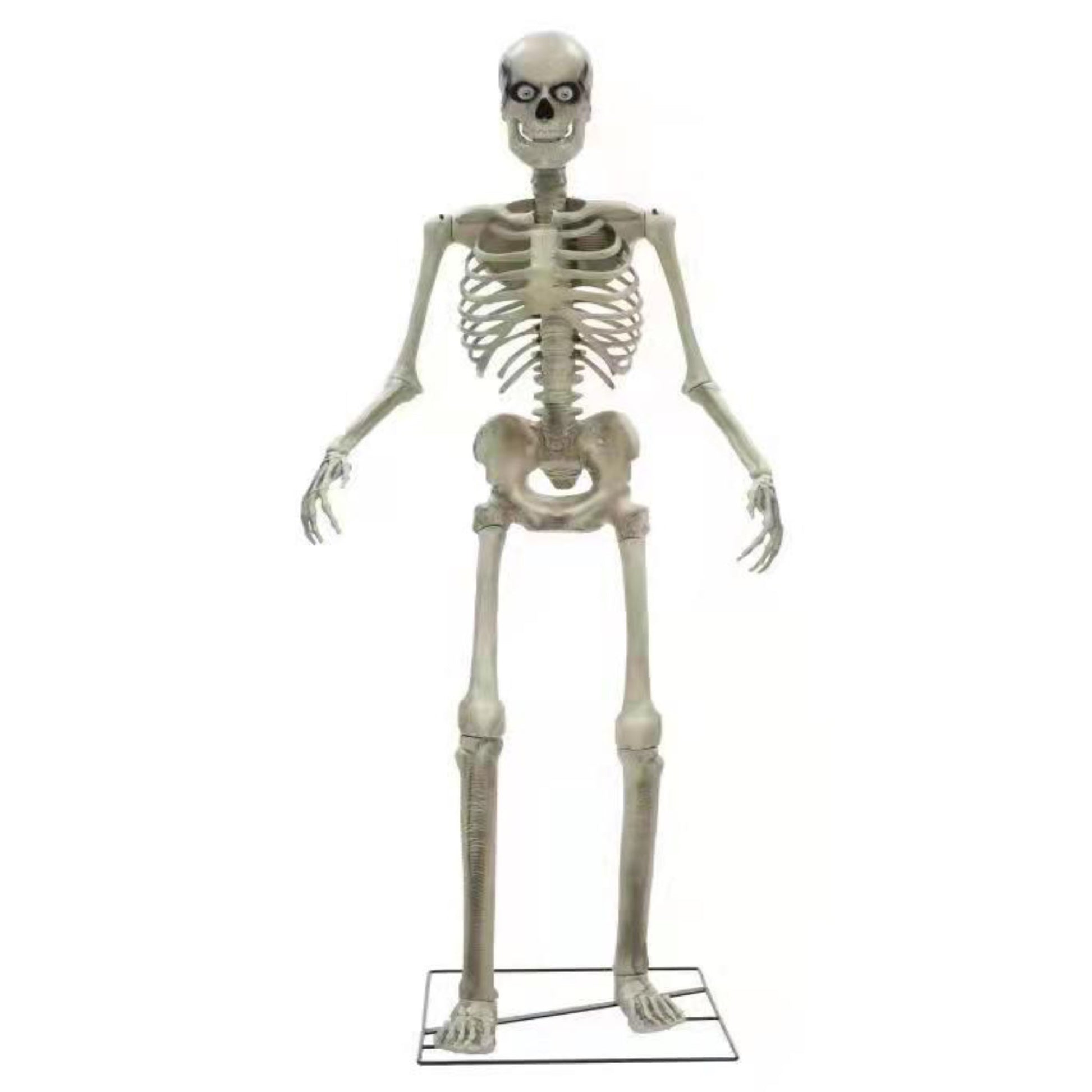 Scheletro Gigante Horror con Occhi 3D Luce Suono e Movimento Animatronica alto 2