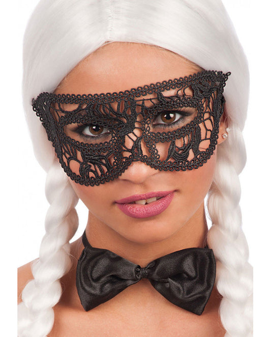 Maschera domino nera