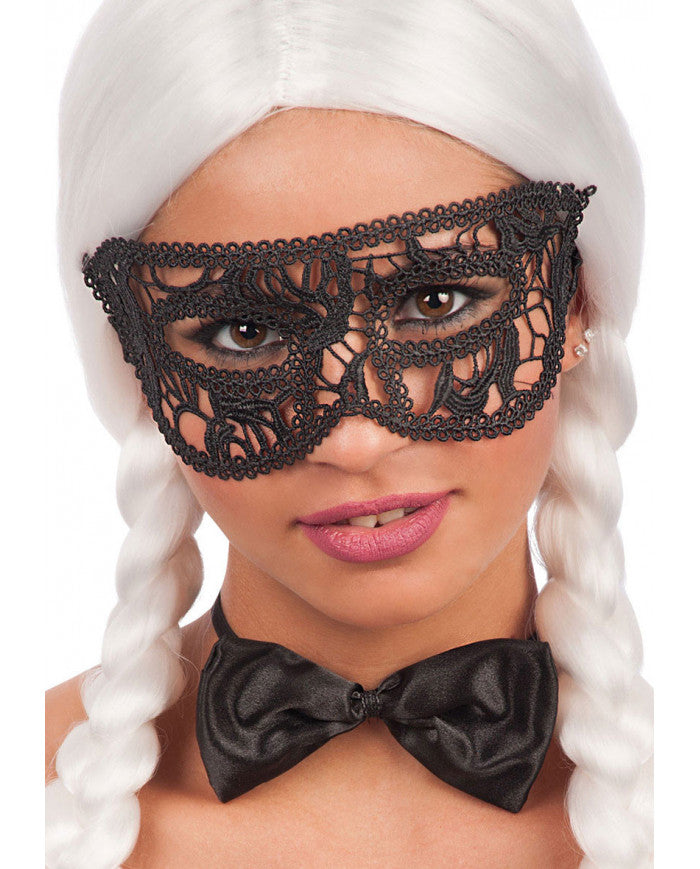 Maschera domino nera
