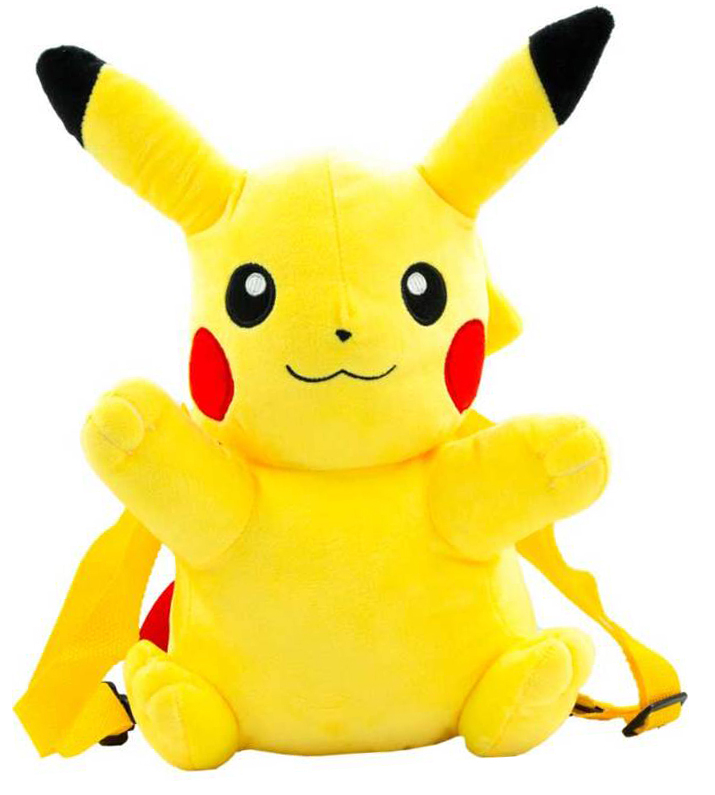 Peluche Zainetto Pikachu Originale Pokemon 35cm