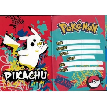 Diario Pokemon Agenda Scuola Originale Nintendo 21x15