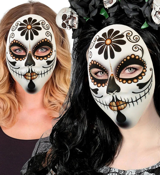 Maschera Señora Dia De Los Muertos Morte Messicana Catrina