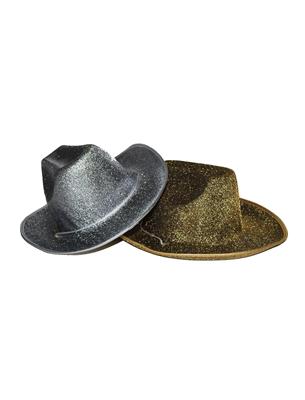 Cappello da cowboy glitterato