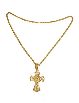 collana croce carnevale