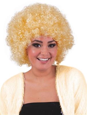 Parrucca Afro Bionda