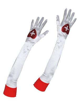 guanti infermiera costume