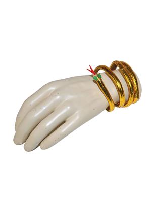 bracciale dorato serpente