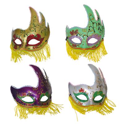 maschera veneziana occhi con frange