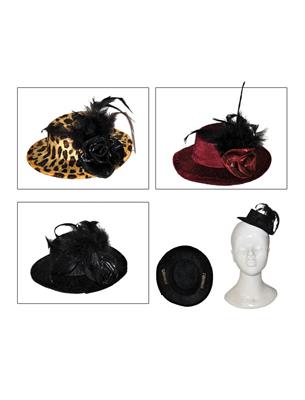 mini cappello con clip