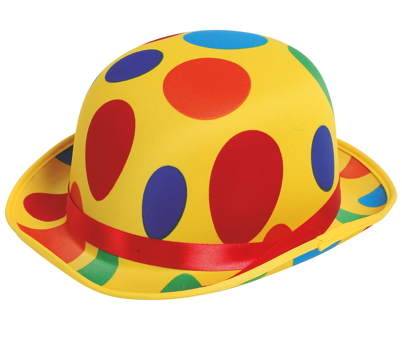 cappello da clown a pois
