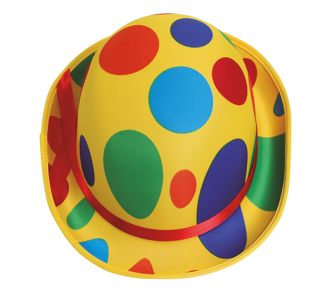 cappello da clown a pois
