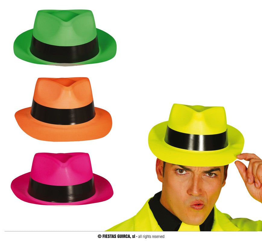 cappello gangster fluo