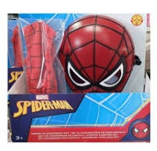 Set Originale Spiderman da Bambino Maschera e Guanti Supereroe Marvel