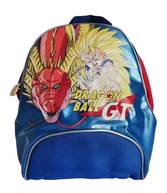 Zainetto Scuola DragonBall GT Tempo Libero Asilo con 2 Zip 37x25x8cm Originale SJ Gang