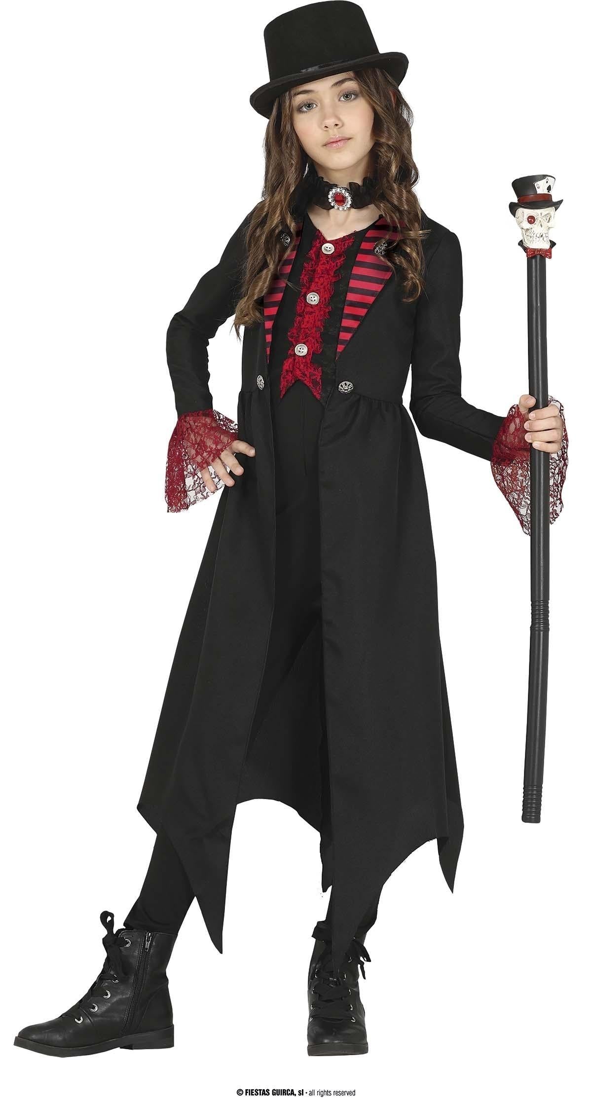 Costume Gotico Unisex Giacca Lunga con Gilet
