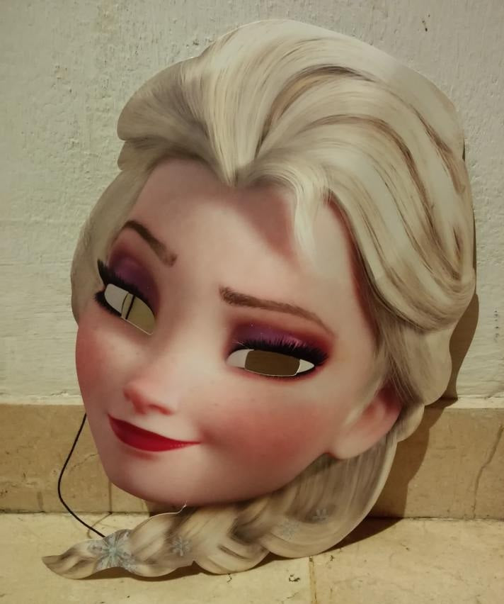 Maschera Elsa Frozen 2D Carta Originale Disney
