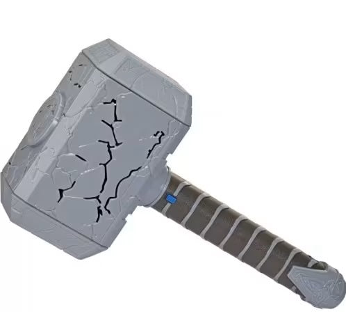 Martello Mighty Thor con Luce e Suono Love and Thunder Originale Marvel