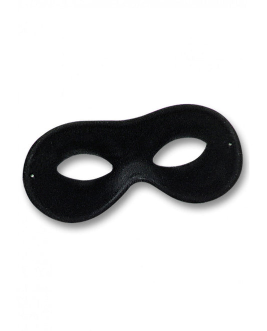 maschera scamosciata nera bambini